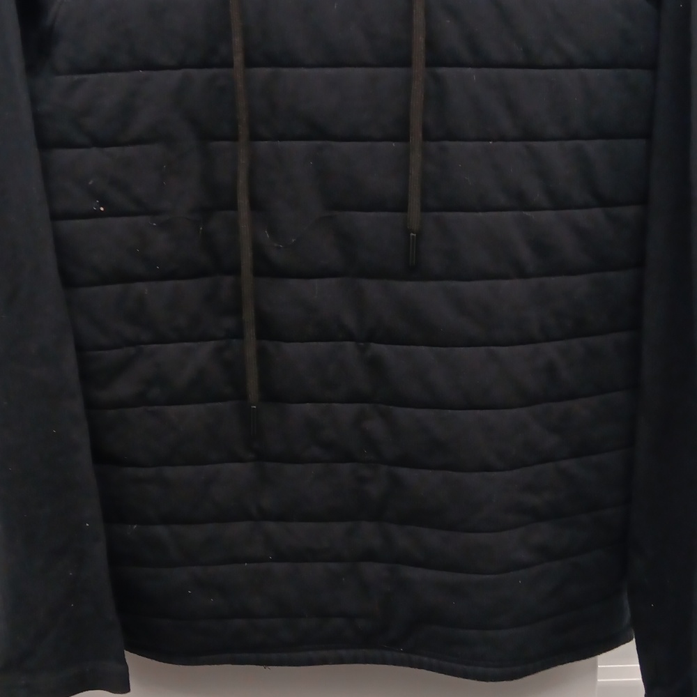 Retired Zyia quilted black hoodie XL - Picture 3 of 9